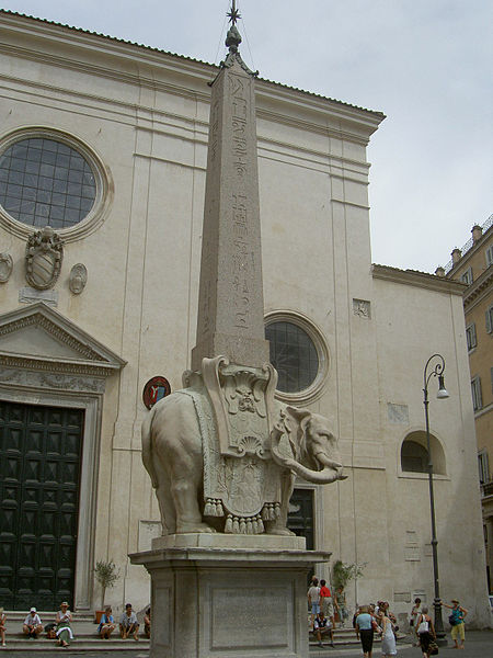 Image:Berninis Rom - Obelisk p piazza Minerva.JPG