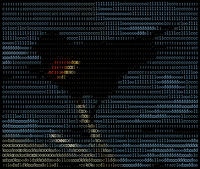 Bird преобразован в символы ASCII.png