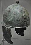 Etruskische bronzen helm