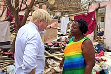 Johnson visiting the British Virgin Islands after Hurricane Irma Boris Johnson in the British Virgin Islands after Irma.jpg