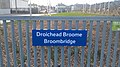 Broombridge train station sign (2019)