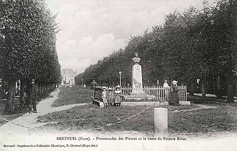 Monument à Théodule Ribot (1893), Breteuil.