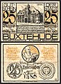 25 Pfennig Notgeldschein von Buxtehude (1921)