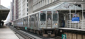 CTA red line train