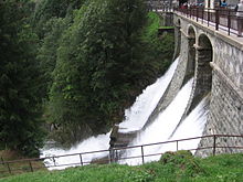 Hydroelectric power plant in Carona, Lombardy Carona centrale idroelettrica.JPG