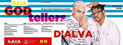 Cartaz do festival Gaia GodTellers (2019)