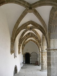 Arcades of Royal Castle in Pisek form the second half of the 13th century Castle in Pisek5.jpg