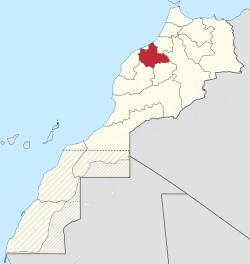 Location in Morocco (1997–2015)