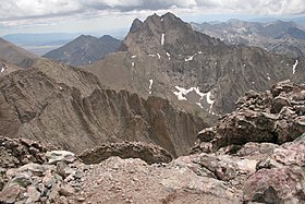 Vue du sommet depuis le pic Kit Carson.