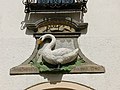 Schwanenrelief über Segmentbogenportal des ehemaligen Gasthofs „Zum Schwan“