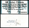 10 пфеннігів, 1916 року