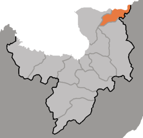 Kart over Taehongdan