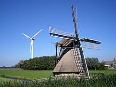 De Snip met windturbine op de achtergrond