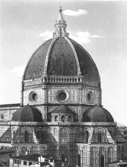 Dome of Brunelleschi, Florence, plate 1 from "Character of Renaissance Architecture"