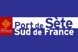 Drapeau/Logo du port de Sète depuis 2017