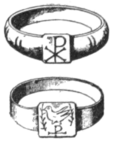 Fig. 7.—Roman silver rings.