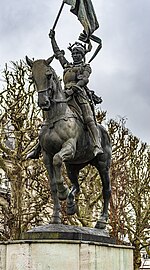 Statue équestre de Jeanne d'Arc (Emmanuel Frémiet, Compiègne)