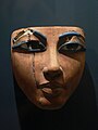 Egyptian death mask from the 18th dynasty. Louvre, Paris