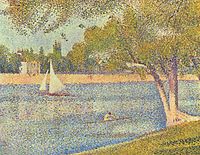 The Seine and la Grande Jatte – Springtime 1888, Королівські музеї витончених мистецтв, Брюссель