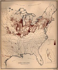 German population density in the United States, 1870 census German population 1872.jpg