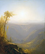 A Gorge In The Mountains - Kauterskill Falls (1862)