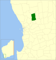 Contea di Goomalling – Mappa