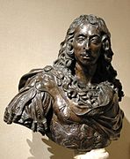 Луи де Бурбон, принц Конде. 1688. Бронза. Лувр, Париж