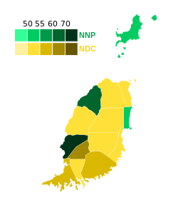 Grenadian general election map, 2008.svg