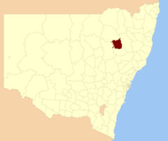Locatie in Nieuw-Zuid-Wales