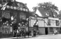 Harry Walters shop decorated to celebrate the coronation of King George V in 1911