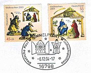 German christmas stamp from the Christmas post office at Himmelpfort