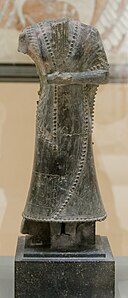 Estàtua d'Idi-ilum, šakkanakku de Mari. Museu del Louvre