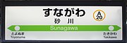 駅名標（2018年7月）