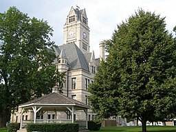 Jasper Countys domstolshus i Rensselaer.