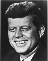 A photograph of President John F. Kennedy
