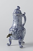 ca. 1760 - ca. 1770, geglazuurd aardewerk (faience)