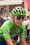 Matteo Trentin i en ljusgrönare variant vid Vueltan 2017