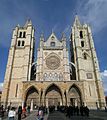 Fachada de la catedral de León