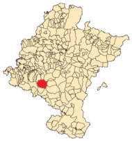 Localização do município de Lerín em Navarra