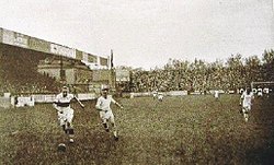 Egy 1937-es mérkőzés a stadionban