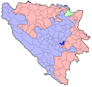 Sarajevo ê tī Bosnia kap Herzegovina ê ūi-tì (chhim nâ-sek) ê uī-tì