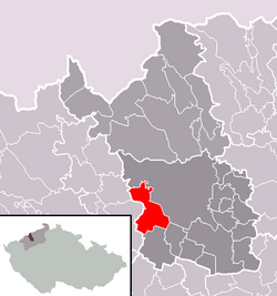 Location in Most District