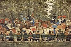 Maurice Prendergast, Central Park, New York 1901, Whitney Museum of American Art