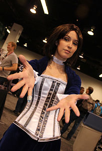Cosplay of Elizabeth from BioShock Infinite