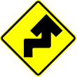 SP-9a: Sharp reverse curve (right)