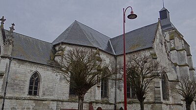 Chevet de l'église Saint-Fuscien-et-Saint-Gentien.