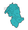 Mukims of Tuaran District, Sabah 沙巴州斗亚兰县巫金地图