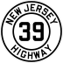 Route 39 marker