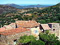 Vue de Santa-Reparata-di-Balagna depuis le village.