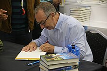 David Lloyd signing books at The Oval Sept 2018 New Book By Bumble.jpg